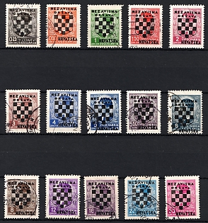 1941 Croatia, NDH, Complete Set