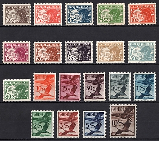 1925 Republic of Austria, Airmail, Complete Set