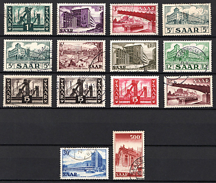 1952 Saar, Germany, Complete Set
