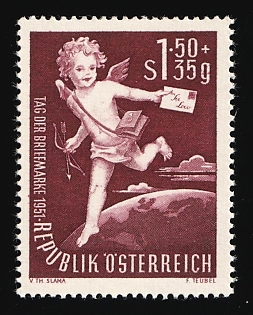 1952 1.50s + 35g Republic of Austria, Complete Set
