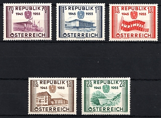 1955 Republic of Austria, Complete Set