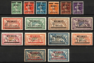 1920 Memel, Germany, Complete Set