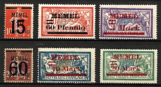 1921 Memel, Germany, Complete Sets