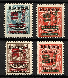 1923 Memel, Germany, Complete Set