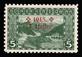 1915 Bosnia and Herzegovina, Austria-Hungary Administration, Signed