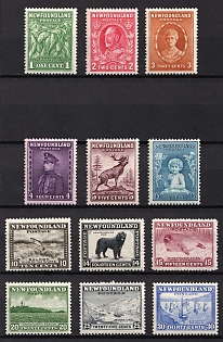 1932 Newfoundland, Canada, Complete Set