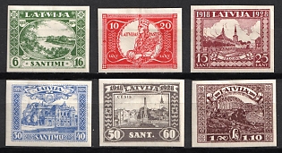 1928 Latvia, Type B, Complete set.