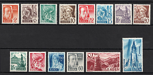 1948 Baden, French Zone of Occupation, Germany, Complete Set