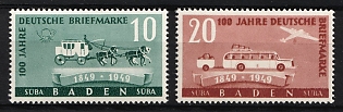 1949 Baden, French Zone of Occupation, Germany, Complete Set