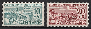 1949 Wurttemberg-Hohenzollen, French Zone of Occupation, Germany, Complete Set