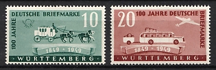 1949 Wurttemberg-Hohenzollen, French Zone of Occupation, Germany, Complete Set