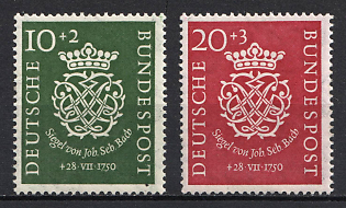 1950 German Federal Republic, Germany, Complete Set