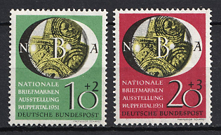 1951 German Federal Republic, Germany, Complete Set