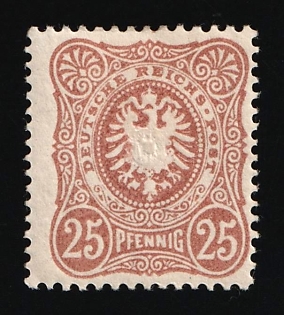 1883-86 25pf German Empire, Germany
