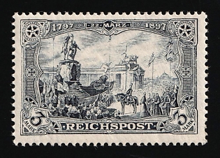 1900 3m German Empire, Germany, Signed