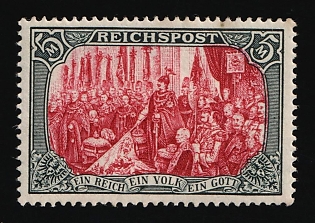 1900 5m German Empire, Germany, Signed
