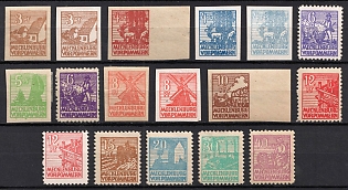 1946 Mecklenburg-Vorpommern, Soviet Russian Zone of Occupation, Germany, Complete Set