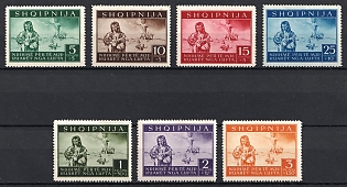 1944 Albania, German Occupation, Germany, Complete Set