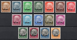 1940 Alsace, German Occupation, Germany, Complete Set