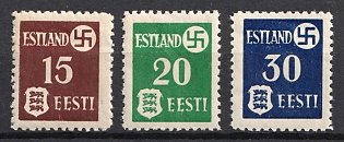 1941 Estonia, German Occupation, Germany, Complete Set