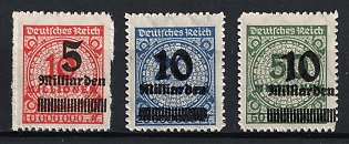 1923 Weimar Republic, Germany, Complete Set