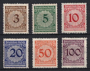 1923 Weimar Republic, Germany, Complete Set