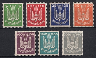 1924 Weimar Republic, Germany, Airmail, Complete Set, Signed