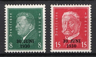 1930 Weimar Republic, Germany, Complete Set, Signed
