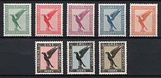 1926-27 Weimar Republic, Germany, Airmail, Complete Set