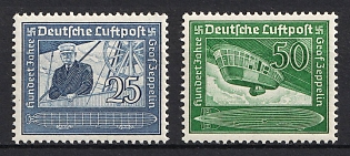 1938 Third Reich, Germany, Airmail, Complete Set
