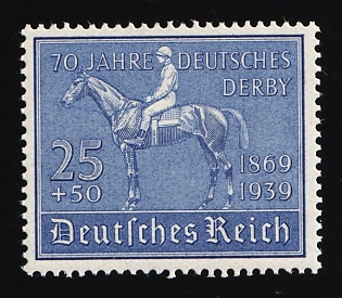 1939 25pf Third Reich, Germany, Complete Set