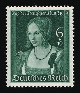 1939 6pf Third Reich, Germany, Complete Set