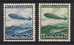 1936 Third Reich, Germany, Airmail, Complete Set