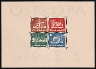 1935 Third Reich, Germany, Souvenir Sheet