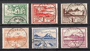 1943-44 Jersey, German Occupation, Germany, Complete Set