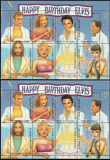 1994 'Happy Birthday Elvis', Democratic Republic of Sao Tome and Principe, Souvenir Sheets