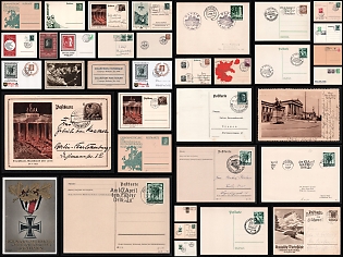 1939-45 Third Reich, Germany, Collection of Propaganda Postcards, Commemorative Cancellations