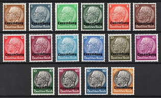 1940 Luxembourg, German Occupation, Germany, Complete Set