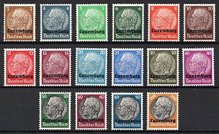 1940 Luxembourg, German Occupation, Germany, Complete Set