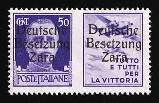 1943 50c Zadar, German Occupation, Germany, Signed