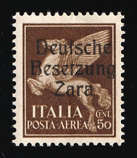 1943 50c Zadar, German Occupation, Germany