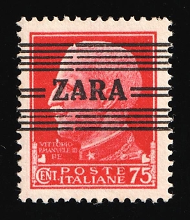 1943 75c Zadar, German Occupation, Germany, Signed