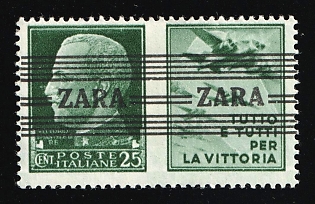 1943 25c Zadar, German Occupation, Germany, Signed