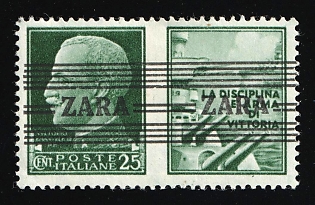 1943 25c Zadar, German Occupation, Germany, Signed