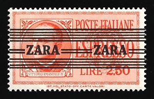 1943 2.50l Zadar, German Occupation, Germany, Signed