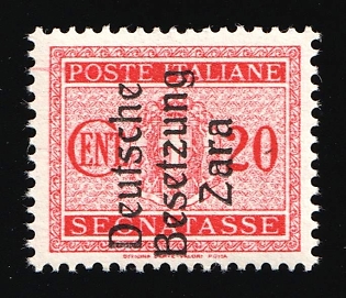 1943 20c Zadar, German Occupation, Germany, Signed, Official Stamp