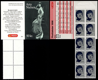 1996 Asta Nielsen, Denmark, Booklet