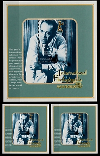 2000 50th Anniversary of Berlin Film Festival, Republic of the Gambia, Souvenir Sheets