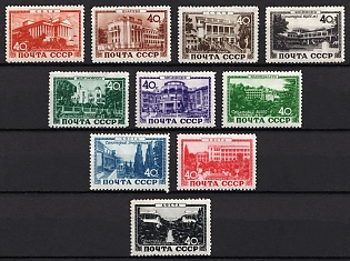 1949 Sanatoria of the USSR, Soviet Union, USSR, Russia, Complete Set