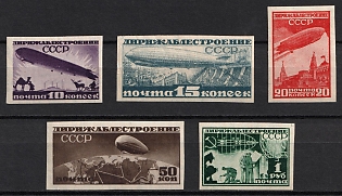 1931 Airship Constructing in USSR, Soviet Union, USSR, Russia, Complete Set